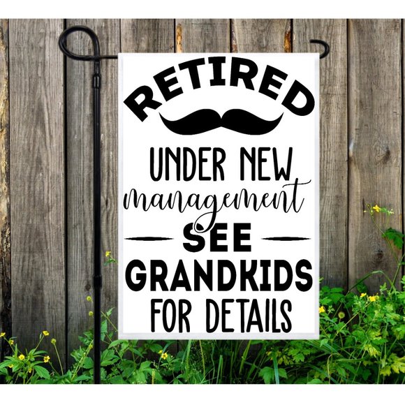 RETIREMENT Yard Flag Assorted funny saying Choose your flag - Picture 6 of 8